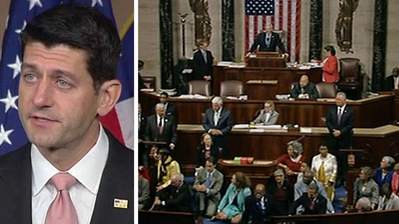 Paul Ryan blasts Democratic lawmakers' gun control sit-in