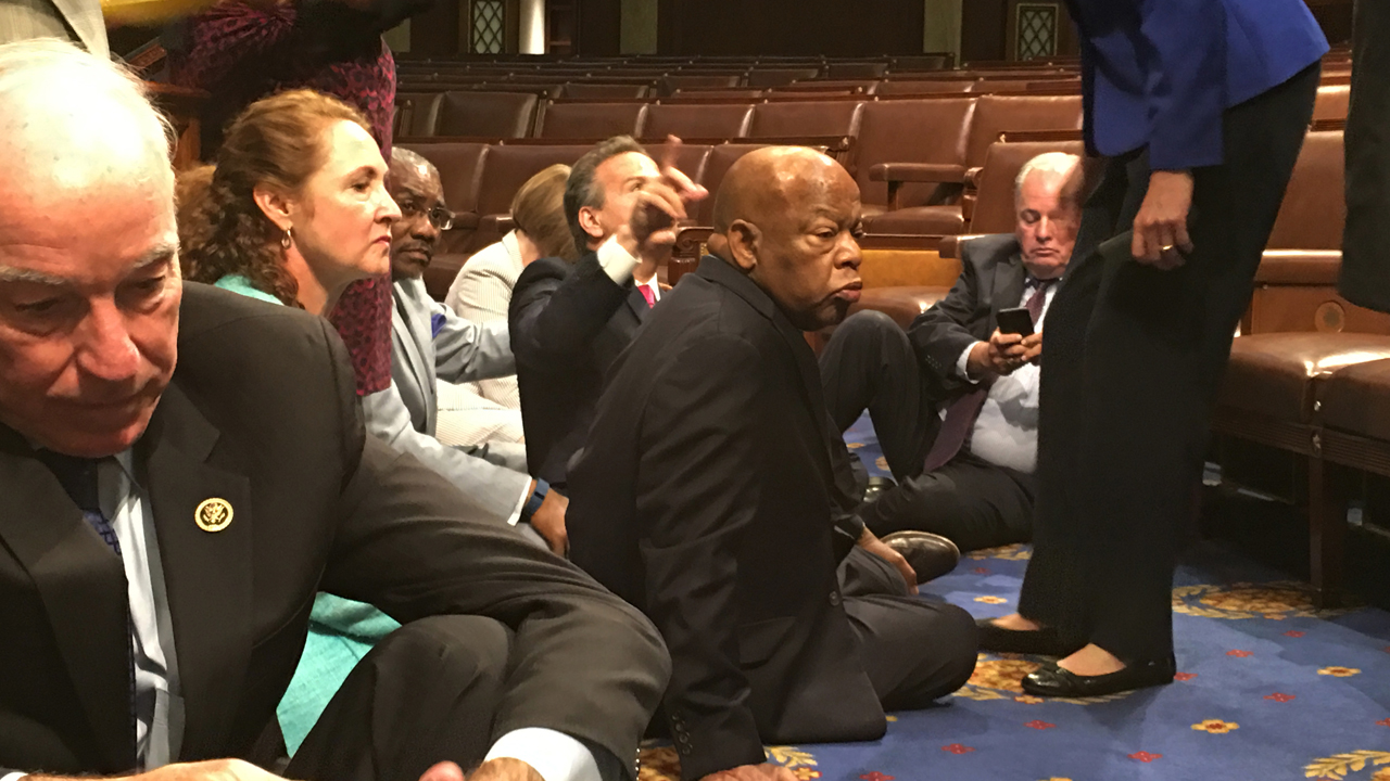 House sit-in uncharted territory for media
