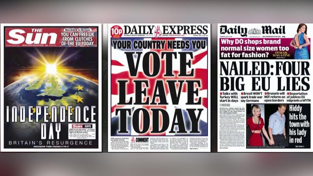 British tabloids pushed Brexit