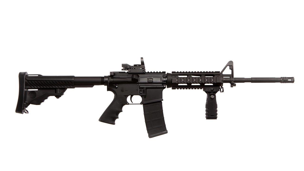 Should assault rifles be given away at campaign fundraisers?
