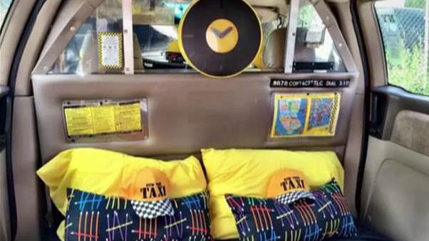 AirBnB offering NYC taxi as hotel room