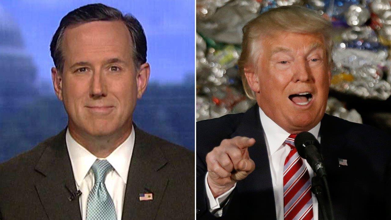 Rick Santorum: Donald Trump speaks up for Middle America