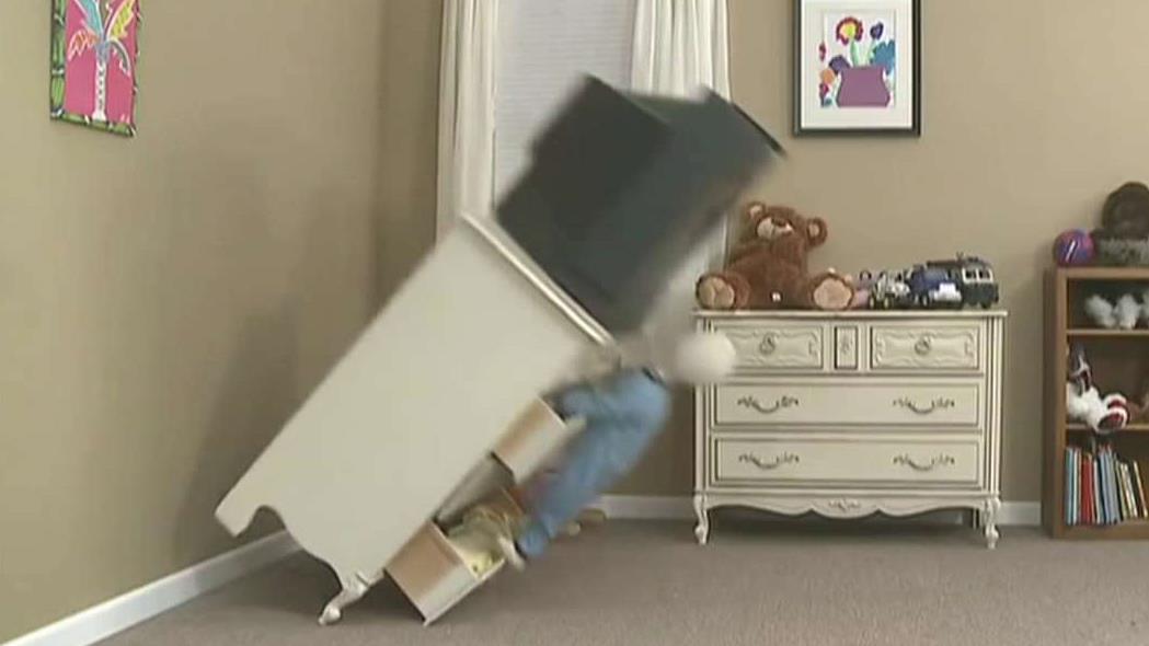 Protecting children from falling furniture