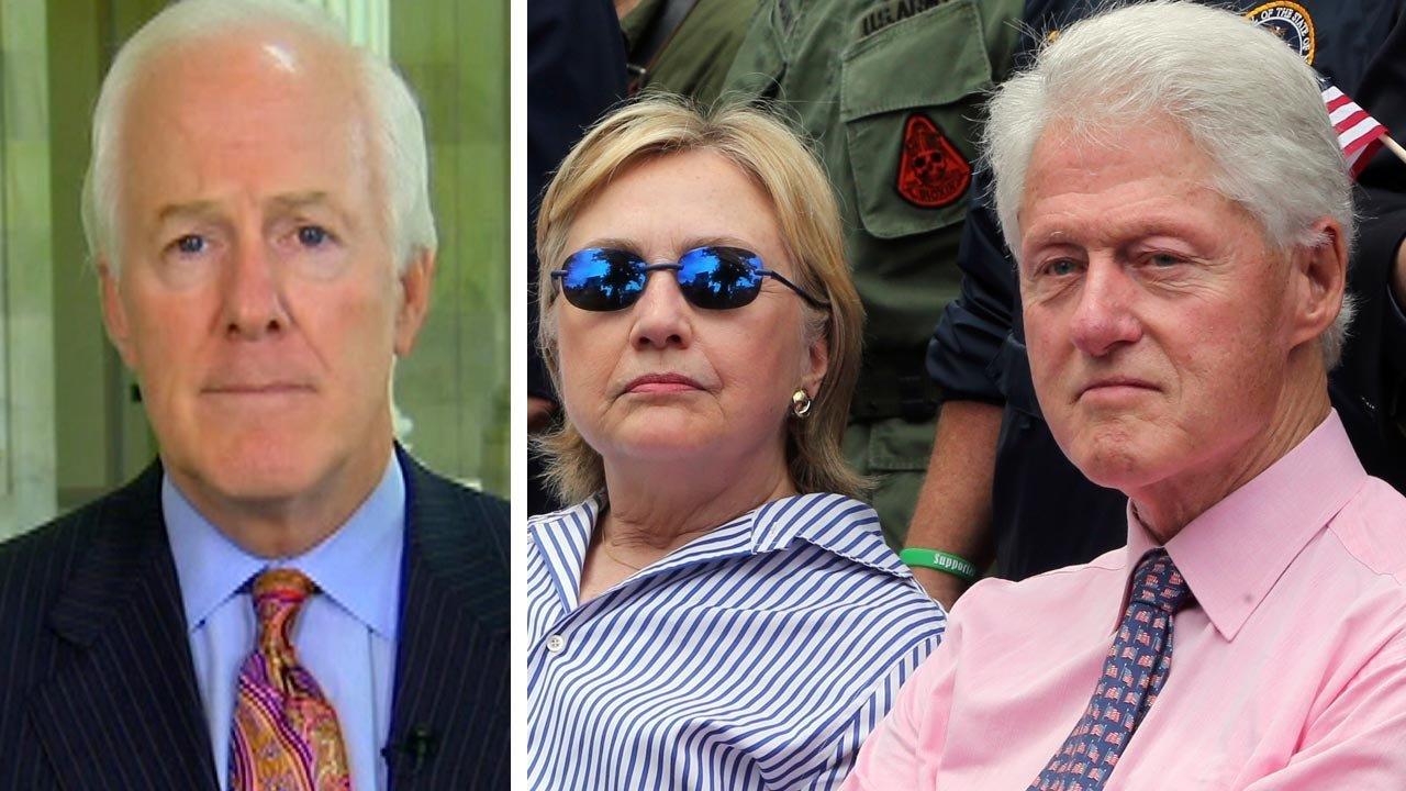 Sen. Cornyn: Clintons think rules don't apply to them