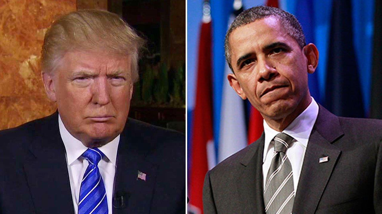 Trump chastises Obama for saying 'funny-looking people'