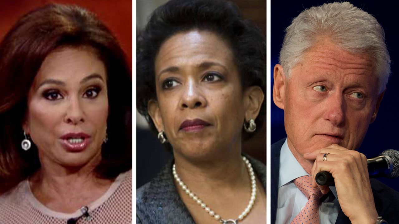 Jeanine Pirro reacts to Bill Clinton's meeting with AG Lynch