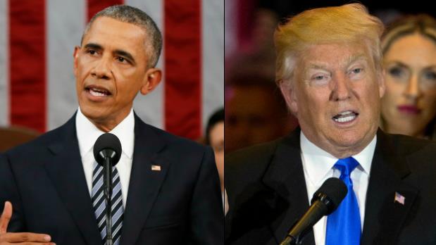 Obama, Trump clash over illegal immigration, refugee plans
