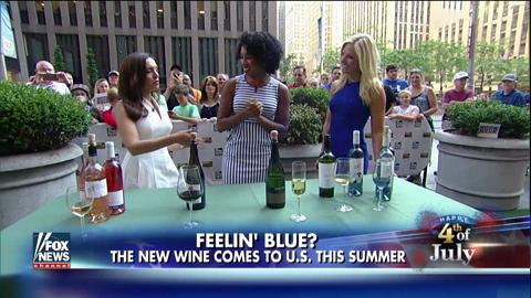 Red, white and blue wine perfect for patriotic festivities