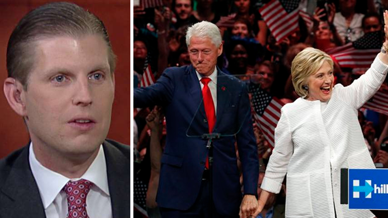 Eric Trump: The Clintons have always been above the law