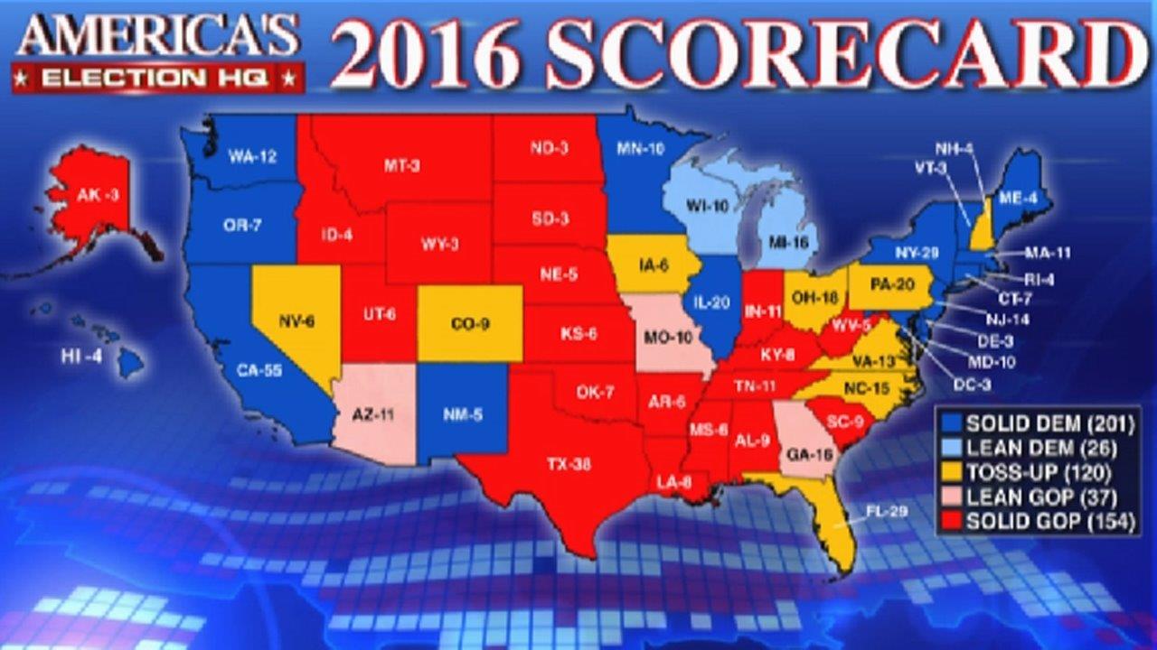 Fox News debuts electoral map 
