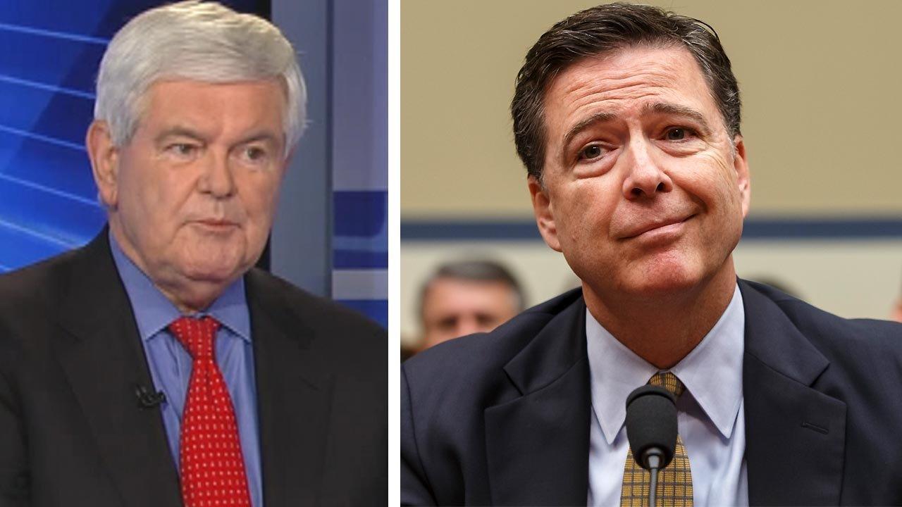 Gingrich membenarkan bahwa dirinya telah dipilih sebagai calon wakil presiden Trump, dan mengecam keputusan Clinton yang ‘gila’ dari Comey