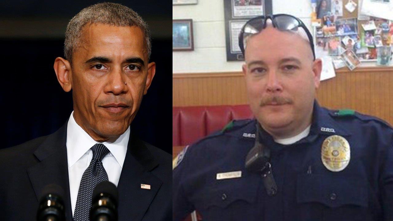 Obama politicizes Dallas police murders