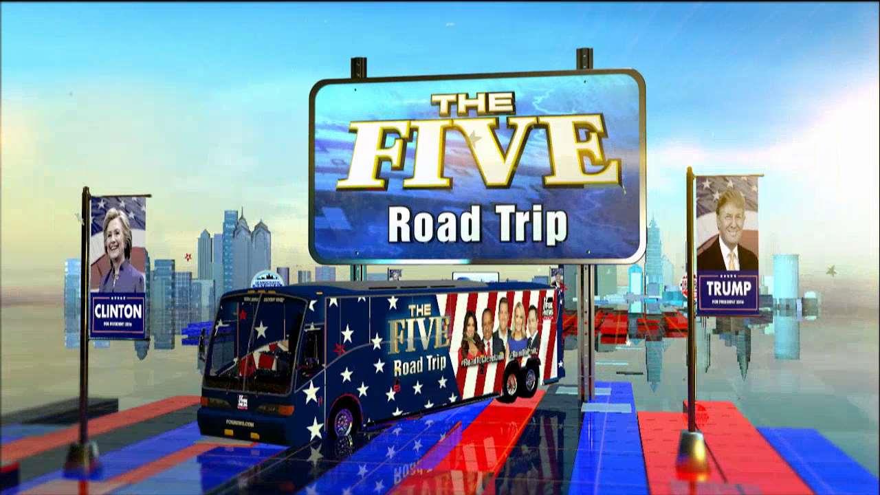 'The Five' debuts its road trip bus