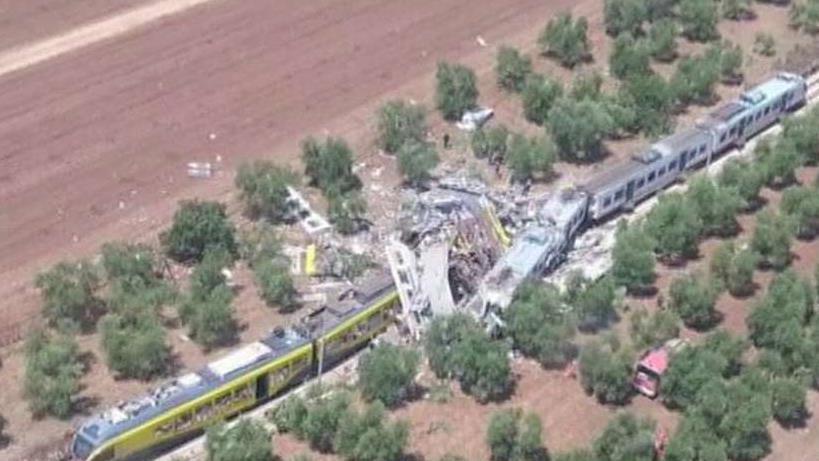 Deadly head-on train crash in southern Italy