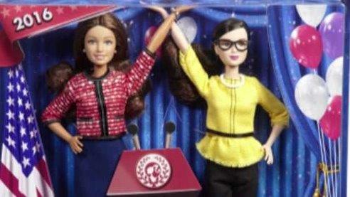 Barbie runs for president on all-female ticket