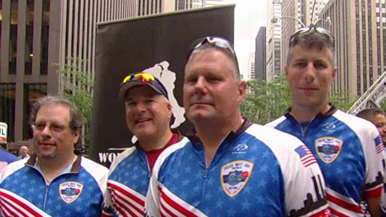 Veterans hit the streets of New York for the 'Soldier Ride'