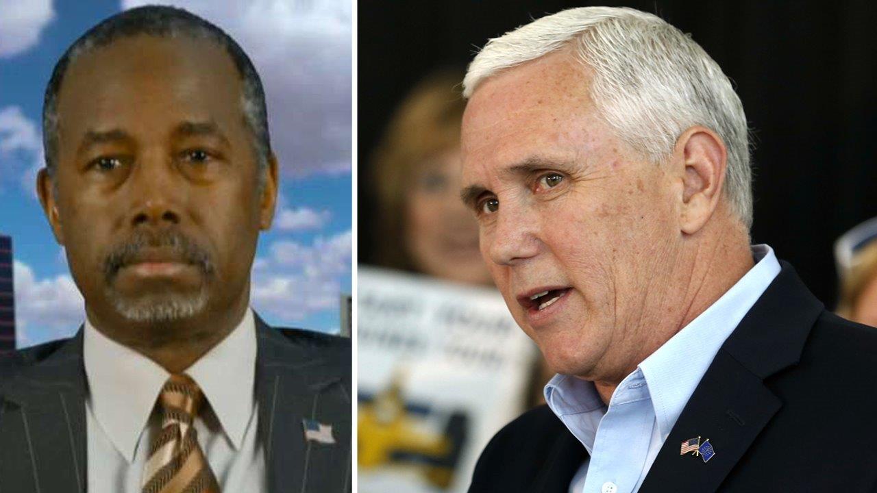 Dr. Ben Carson: Pence fills in a lot of the gaps for Trump