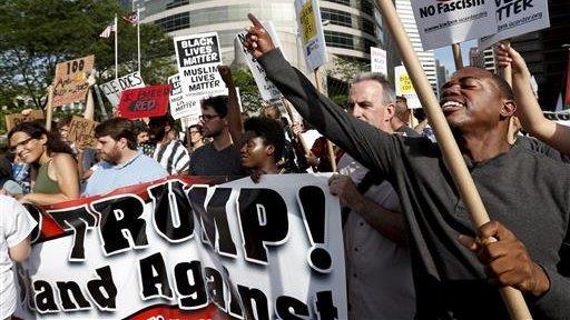 RNC protests attract hodge-podge of groups