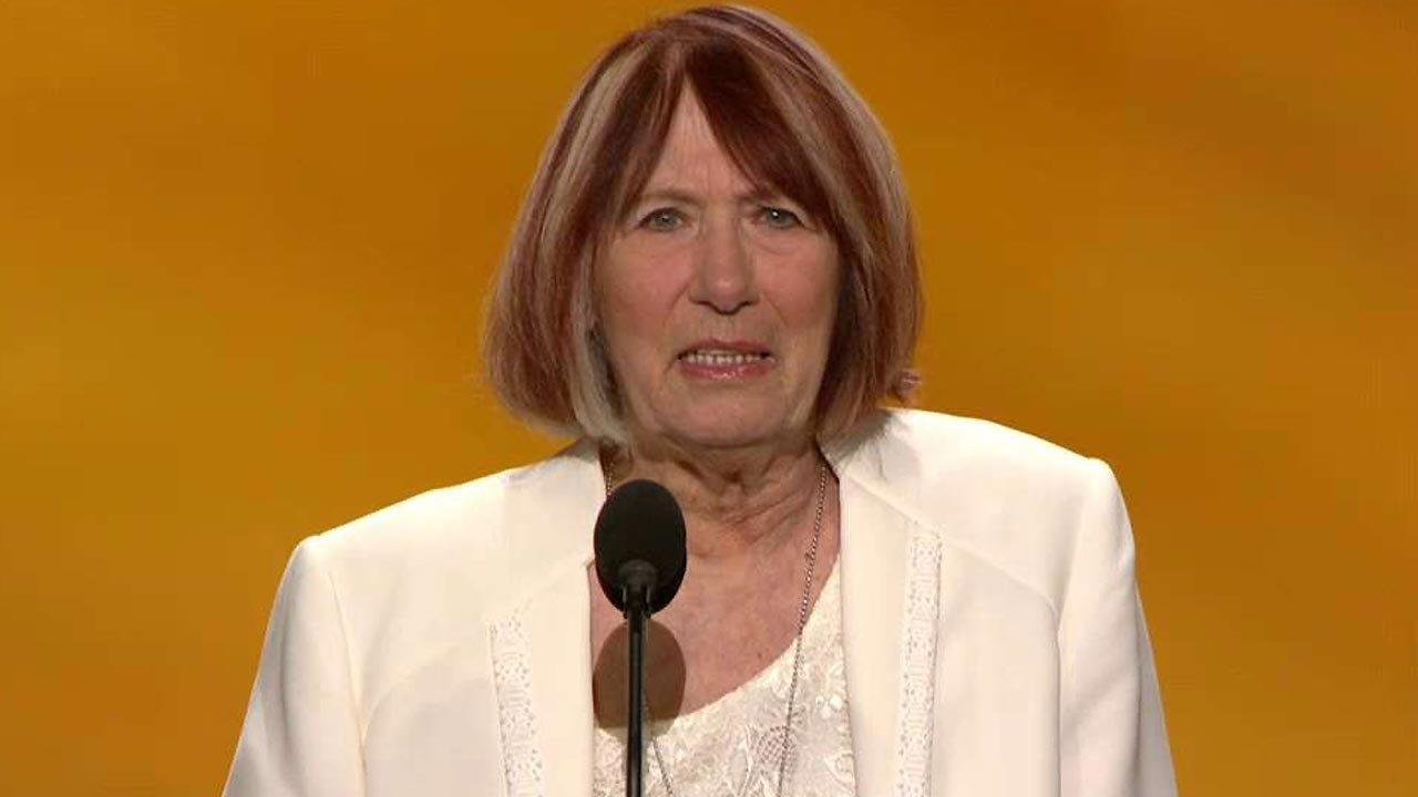 Pat Smith slams Clinton in emotional convention speech