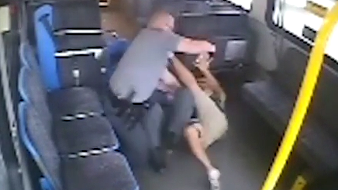 Warning, graphic video: Fatal shooting on city bus