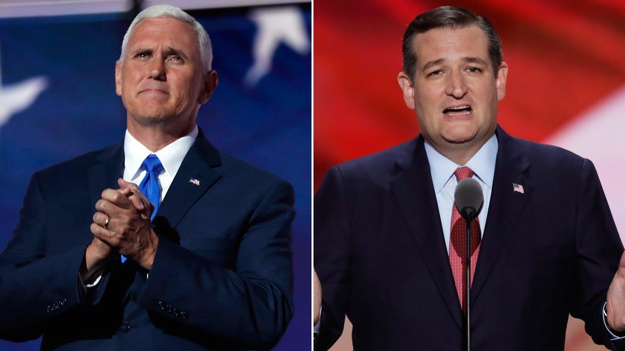 Political panel weighs in on Pence, Cruz speeches
