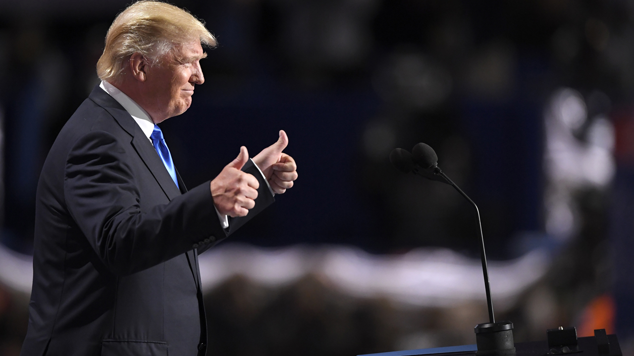 Trump emphasizing national, international security in speech