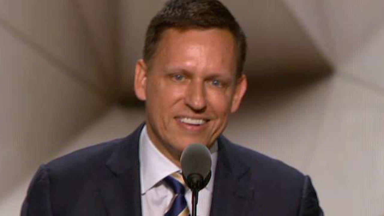 Gop Convention First Openly Gay Speaker Paypals Thiel Acknowledges His Sexuality Fox News 7624