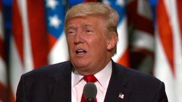 Pidato Trump menarik bagi calon Sanders dan pemilih lain dari Partai Demokrat