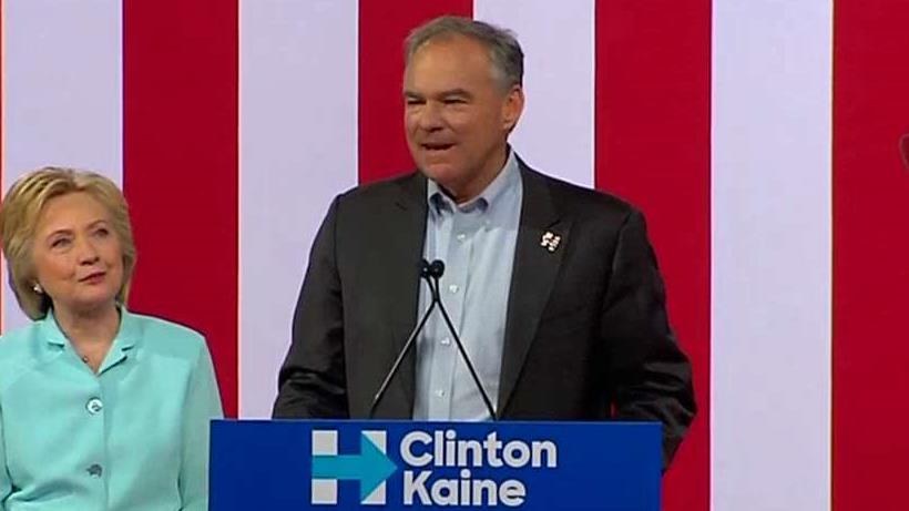 Kaine: When Trump says he has your back, watch out