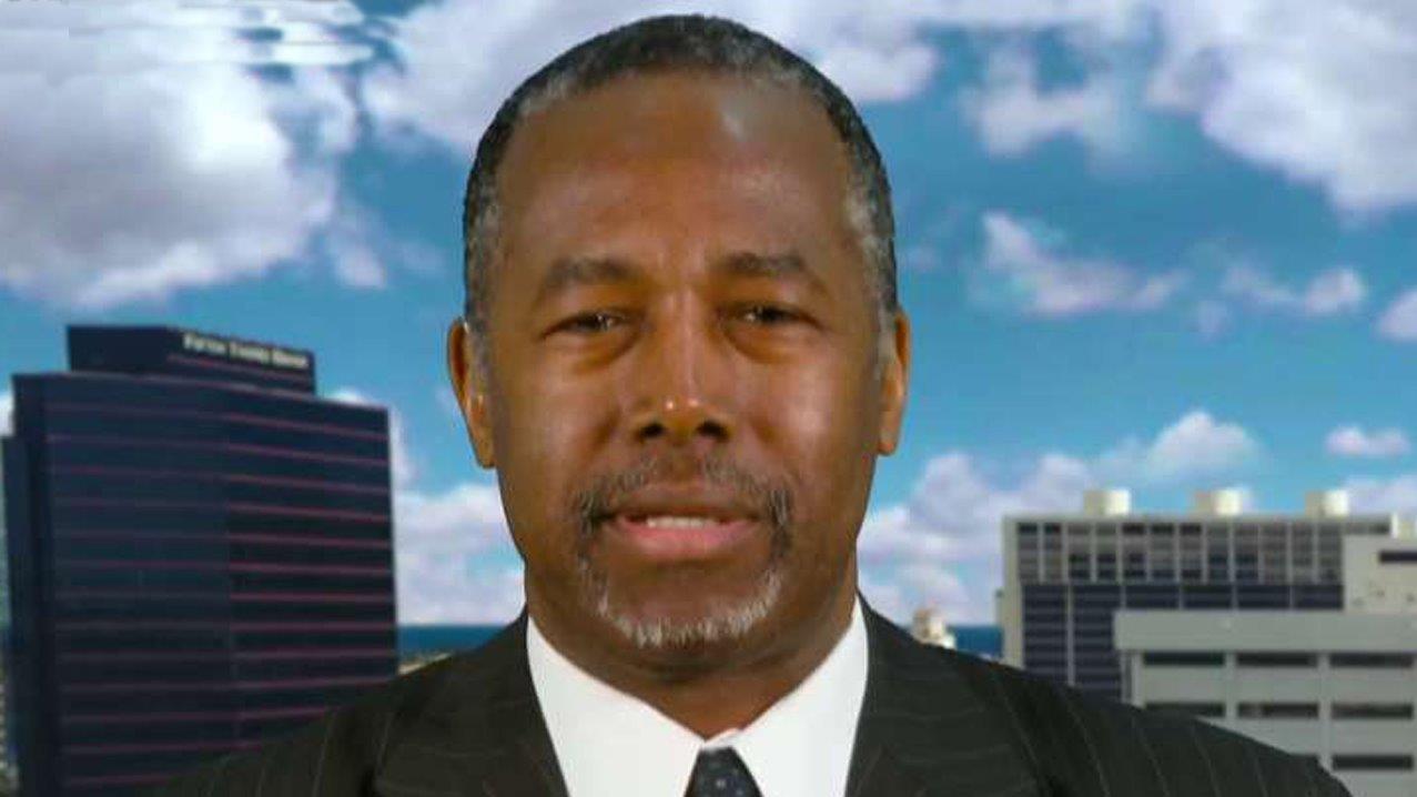 Carson: Level of corruption in politics is overwhelming