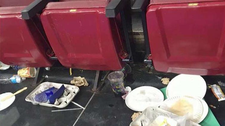 Dirty Democrats? Crews scramble to clean mess from DNC day 1