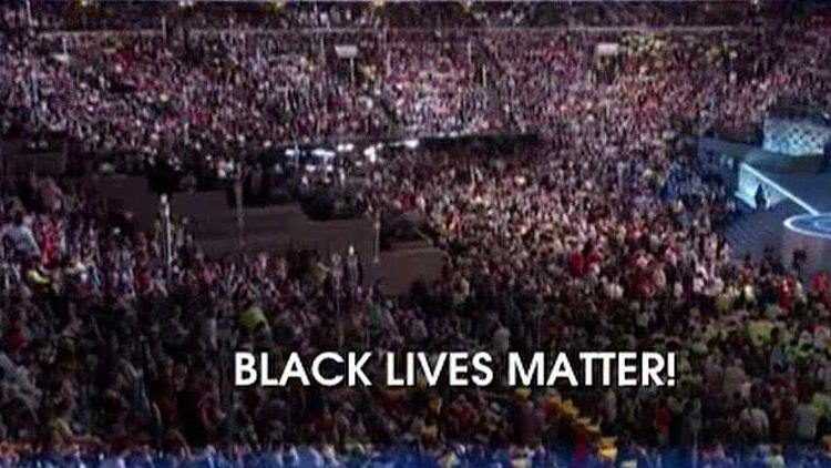 'Black Lives Matter' chant ruins DNC police tribute