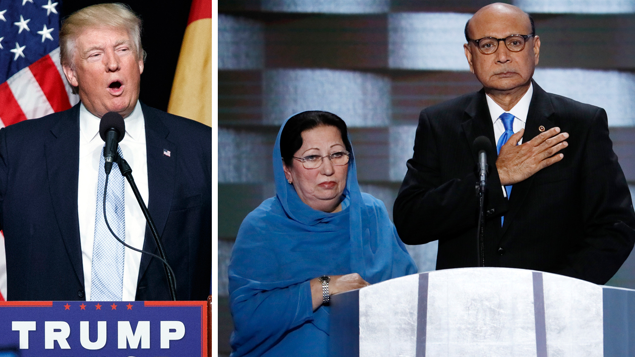 Trump criticized for comments about Muslim Gold Star family 