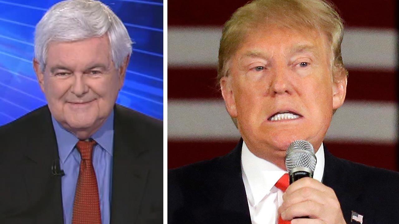 Gingrich's take: Debate sched rigged against Trump or dumb?
