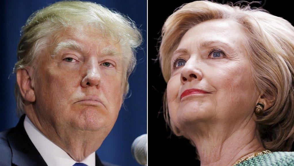Trump turns up the heat with attacks on Clinton, media