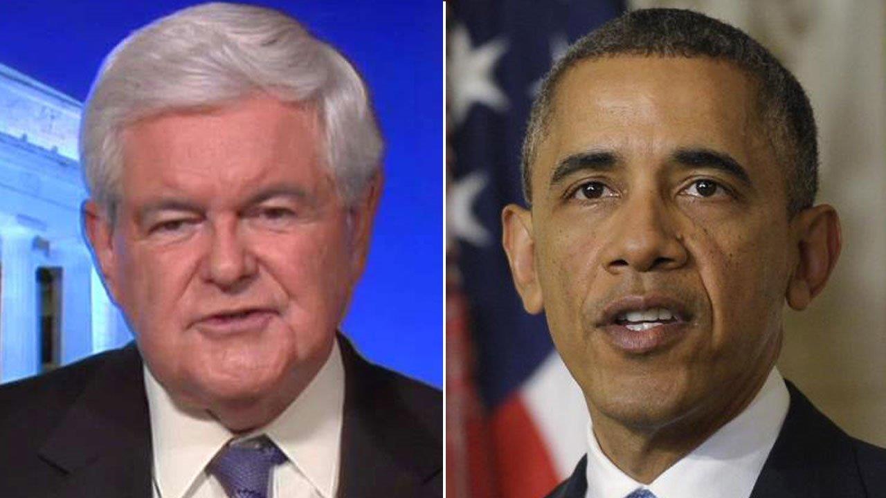 Gingrich rips Obama's criticism of Trump as 'despicable'