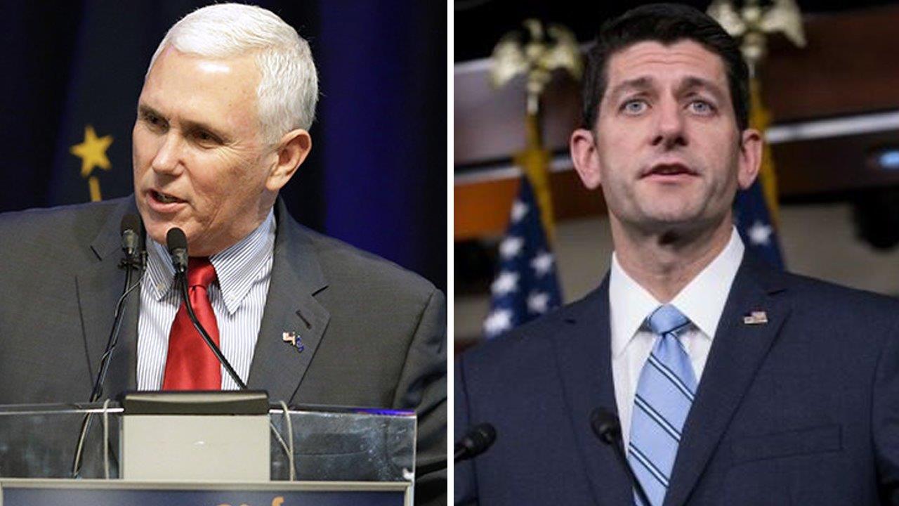 Pence endorses Ryan, says Trump 'strongly encouraged' it