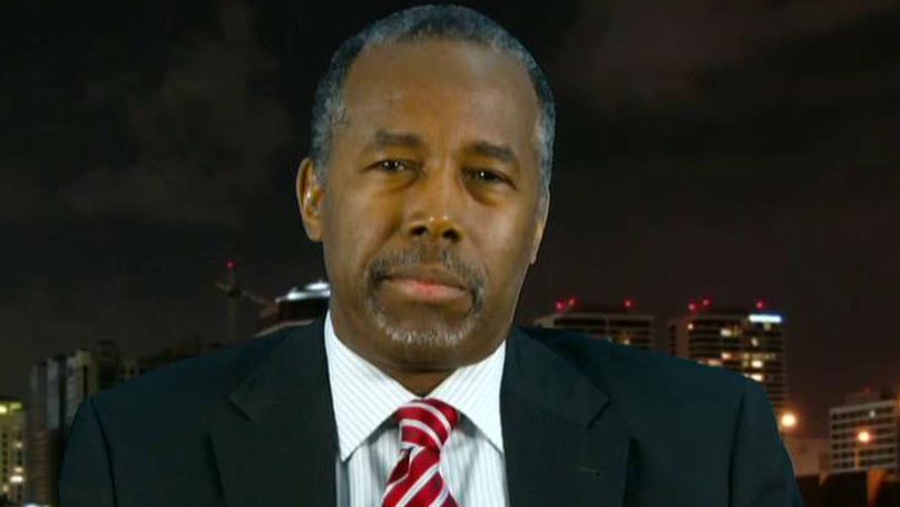 Ben Carson slams media as being 'in the tank' for Hillary