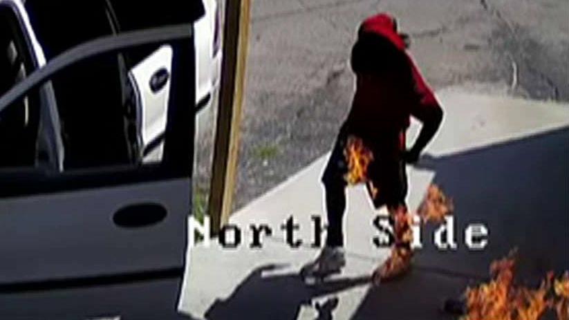 Would-be arsonist accidentally sets himself on fire