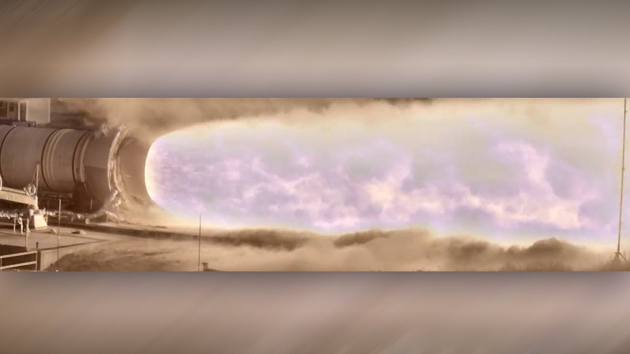 NASA shares stunning slow-mo video of massive rocket booster