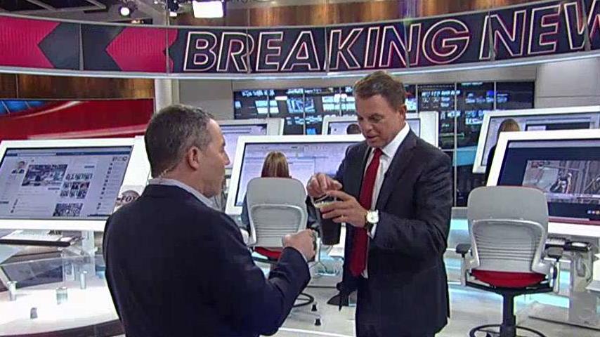 Greg Gutfeld crashes the Fox News Deck