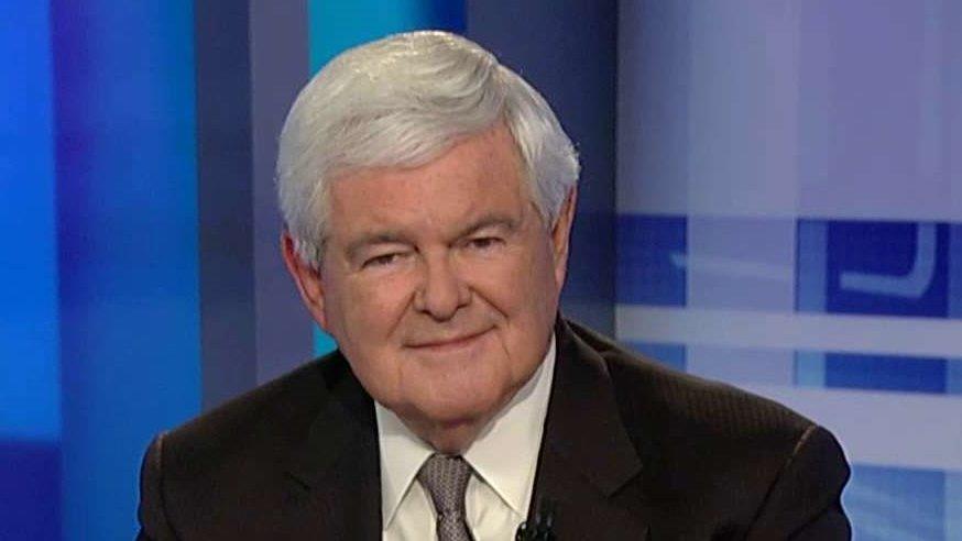 Gingrich on liberal and media hypocrisy on Trump