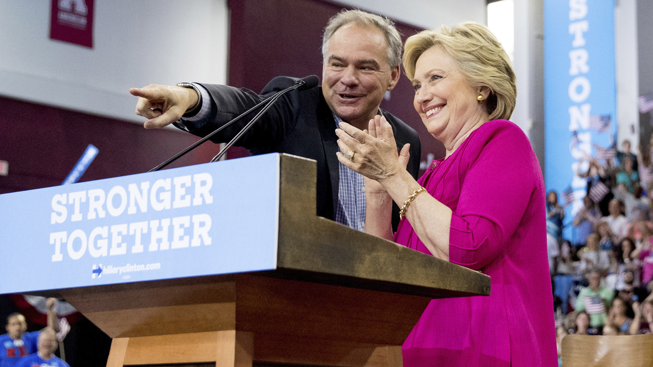 Clinton and running mate Tim Kaine release tax returns 