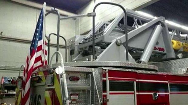 American flags ordered to be removed from town's fire trucks