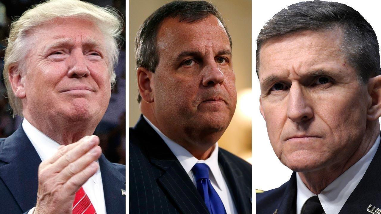 Gov. Christie and Gen. Flynn join Trump for FBI briefing