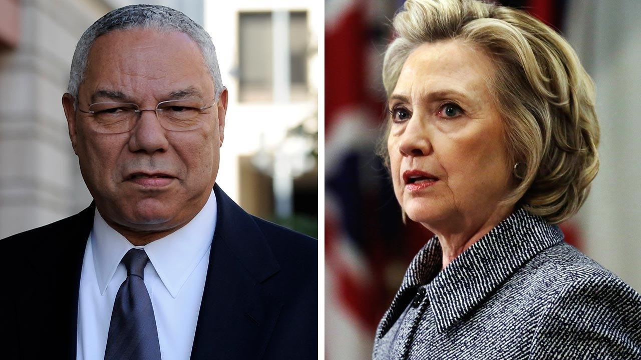 Powell denies report he told Clinton to use private email