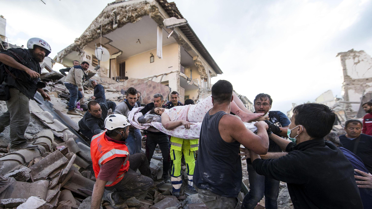 Powerful magnitude 6.2 earthquake rocks central Italy