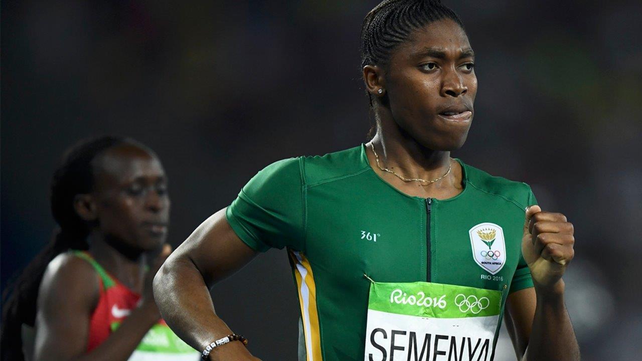 Should testosterone filled female sprinter run with girls?