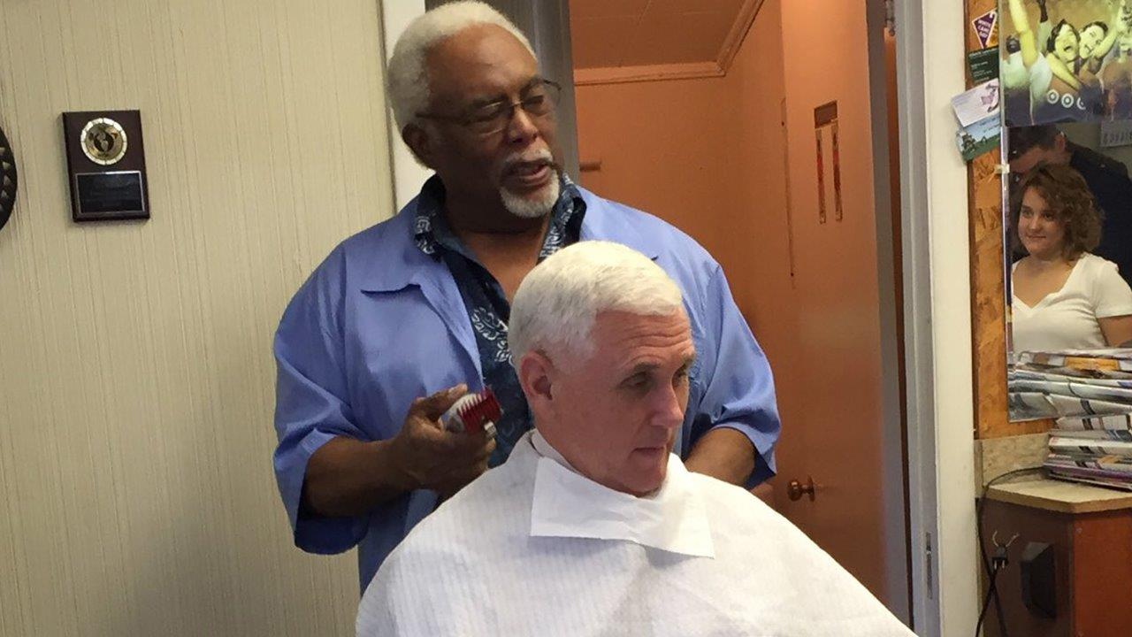 Halftime Report: Mike Pence gets a haircut
