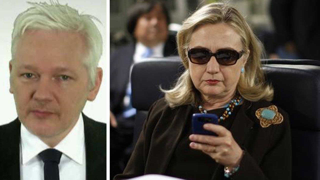 Julian Assange on possible 'October surprise' for Clinton